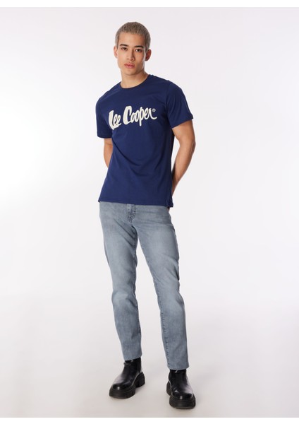 Yuvarlak Yaka Lacivert Erkek T-Shirt 242 Lcm 242017 Londonlogo Lacivert fiyatları