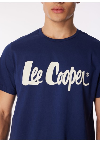 Yuvarlak Yaka Lacivert Erkek T-Shirt 242 Lcm 242017 Londonlogo Lacivert fırsatları