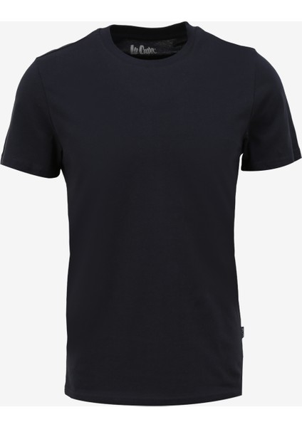 Yuvarlak Yaka Lacivert Erkek T-Shirt 242 Lcm 242019 Baselo Lacivert