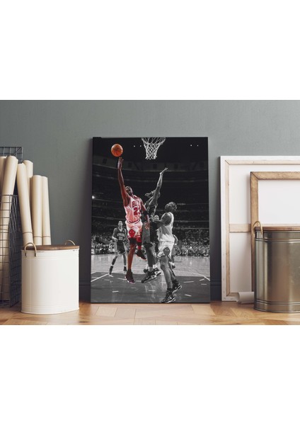 Michael Jordan Kanvas Tablo 40X55CM Nba Poster