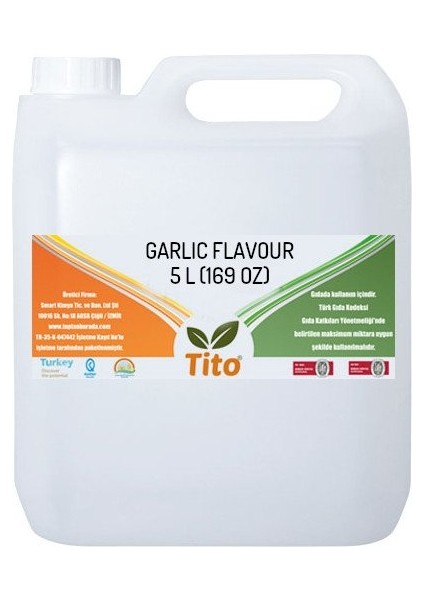 Sarımsak Aroması [suda Çözünür] 5 Lt modelleri