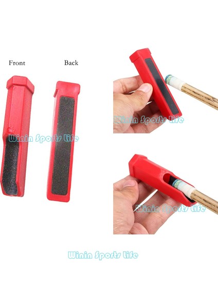 Koyu Renk Stili Ooker Bilardo Bilardo Cues Shaper Trimmer Kit-Cue Ucu Giyotin Doule Tarafları, Yuvarlak Şekil Taşlama, Snooker Cue Ucu Kalemtıraş (Yurt Dışından) modelleri
