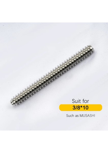 3 8-10 Tarzı Pool Cue Joint Mezz Wavy Uni Loc **11 Joint Bilardo Isteka Sopası Joint Paslanmaz Çelik Bilardo Aksesuarları (Yurt Dışından)