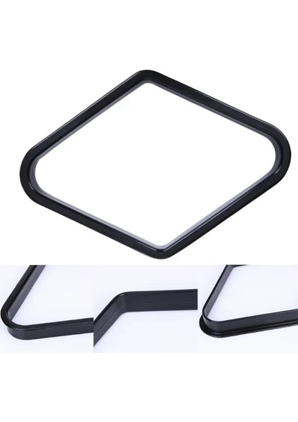 Bir Stil 1 Adet Dayanıklı Aşınmaya Dayanıklı Bilardo Ağır Siyah Plastik Snooker 9 Top Bilardo Masası Üçgen Raf Aksesuarları Ekipmanları (Yurt Dışından) fırsatları