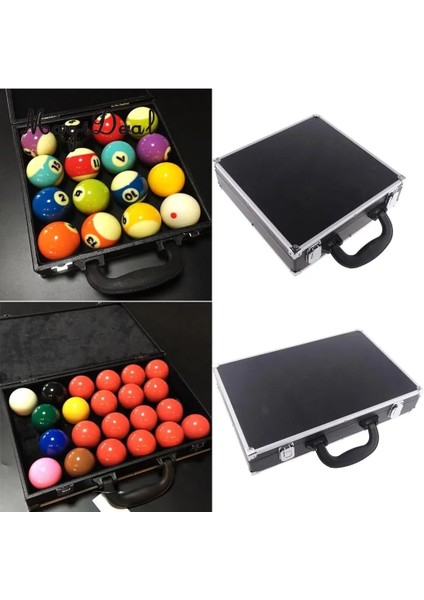 M Snooker Versiyon Stili Pu Bilardo Depolama Snooker Kutusu Havuz Kutusu Topları Taşıma Kolu Siyah Bilardo Aksesuarı Için Taşıma Çantası (Yurt Dışından) fiyatları