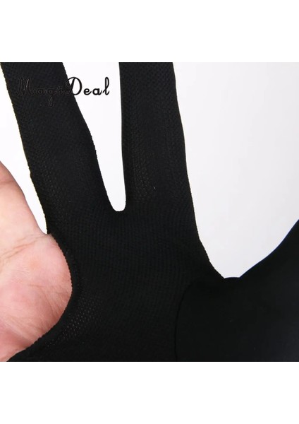 Mavi Stil Magideal 1 Adet Kaymaz Spandex Pro Player Snooker Bilardo Cue Eldiven Sağ El Üç Parmak Glof Yüksek Li Bilardo Aksesuarı (Yurt Dışından)