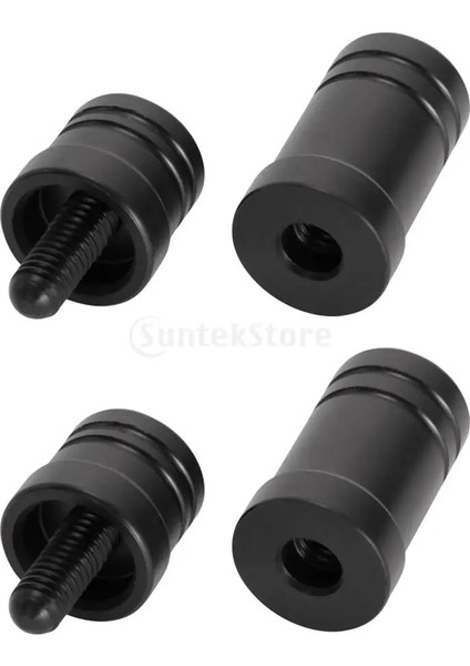 Bilardo Bilardo Bilardo Bilardo Istakası Için 2 Takım Ortak Iplik Koruyucuları 5 Eklemli-Şaft ve Popoyu Koruyun, Isteka Çubuğunuzu Koruyun (Yurt Dışından)