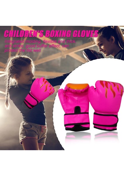 2 Adet Boks Eğitimi Dövüş Eldivenleri Çocuk Nefes Alabilir Müsabakaların Karate Alev Eldivenleri Etkili Çalışma-Out Aksesuar (Yurt Dışından) modelleri