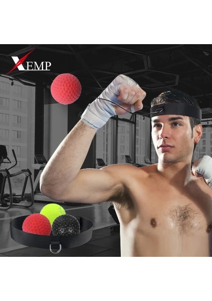 Bir Stil Boks Refleks Hız Yumruk Topu Mma Sanda Boksör Yükseltme Reaksiyon Kuvveti El Göz Eğitim Seti Stres Spor Salonu Boks Muay Thai Egzersiz (Yurt Dışından)