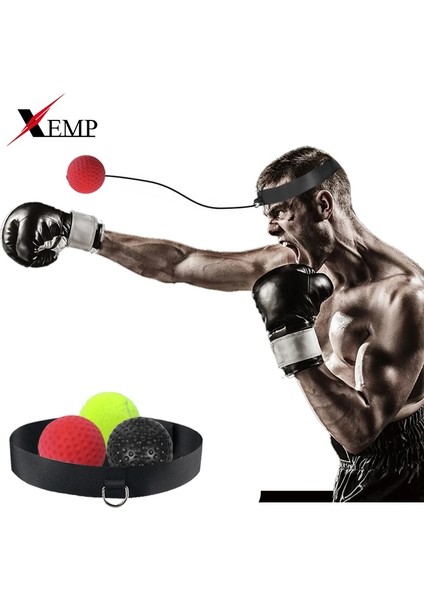 Bir Stil Boks Refleks Hız Yumruk Topu Mma Sanda Boksör Yükseltme Reaksiyon Kuvveti El Göz Eğitim Seti Stres Spor Salonu Boks Muay Thai Egzersiz (Yurt Dışından)
