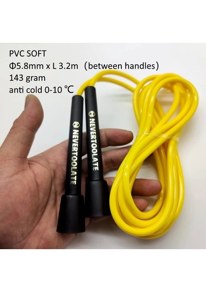 Pvc 5.8mmx3.2m 143G Stili 10FT 9ft Hileler Beceriler Atlama Atlama Atlama Ip Pvc Bambu Acemi Yumuşak Boncuklu Boncuk Boncuklar Temel Dolaşmayan Parçalı Fitness (Yurt Dışından)