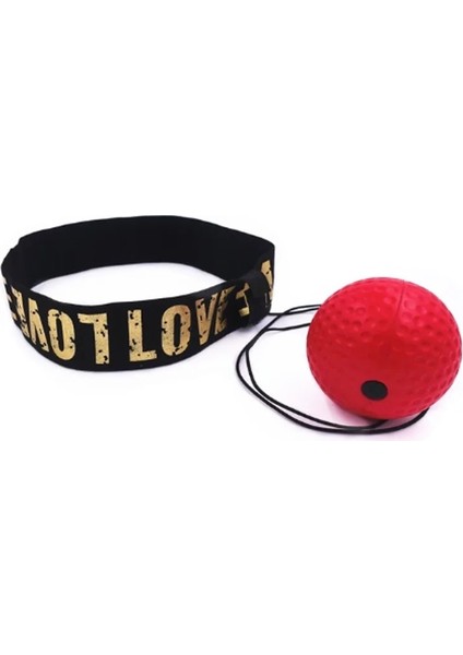 Top Stili ile Küçük Kafa Boks Topu Boks Torbası Fitness Spor Aracı Ev Jimnastik Eğitimi Pu Ekipmanları Muay Thai Egzersiz Reaksiyon Hızı Siyah Beyaz Kırmızı (Yurt Dışından)