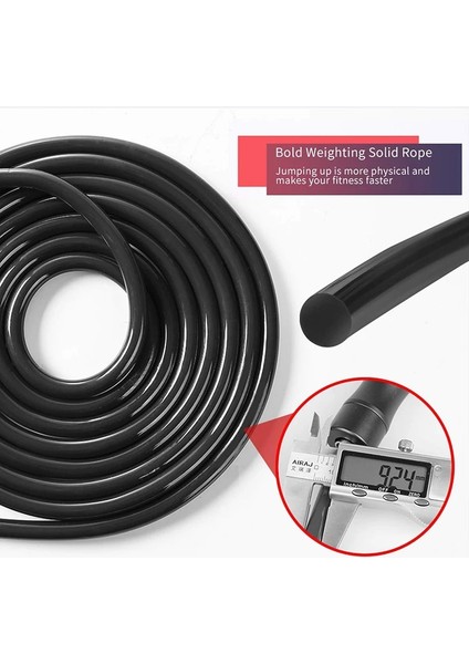 Kırmızı-9mm Tarzı Tmt Ağırlıklı Atlama Ipi Egzersiz Atlama Pu Halatlar Ayarlanabilir Alüminyum Alaşımlı Hız Crossfit Fitness Egzersiz Eğitimi Için Atlama (Yurt Dışından) fırsatları