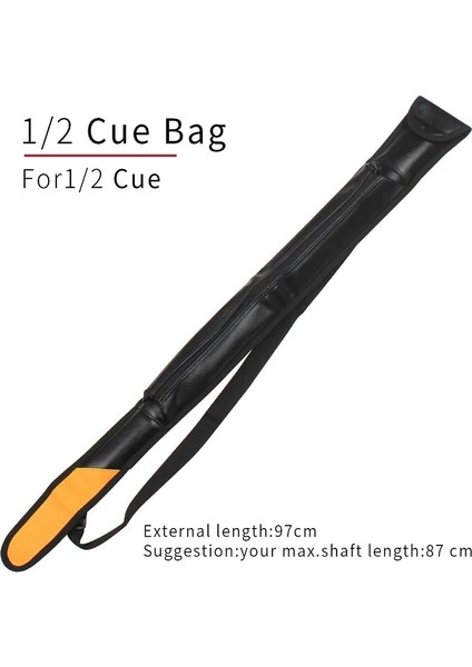 Cb-1-2 Stili Weichster Soft Deluxe Snooker Cue Case Çanta Yumuşak Çanta (Yurt Dışından)