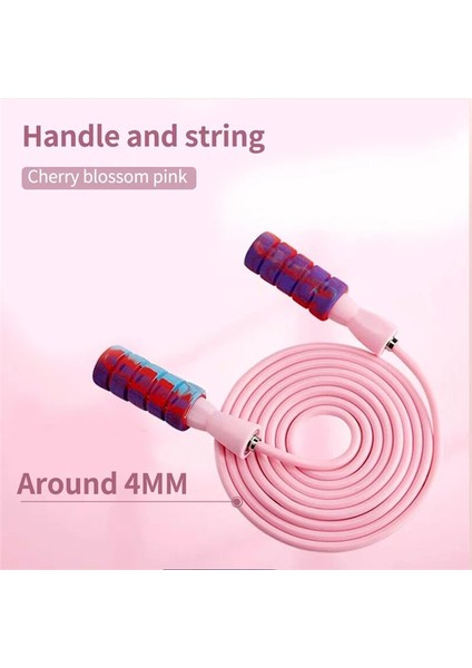 Pembe Tarzı Fitness Için Akülü Atlama Dolaşma Yok Hız Akülü Atlama Unisex Taşınabilir Ffitness Ekipmanları Atlama Ipi Ağır Atlama Ipi (Yurt Dışından)