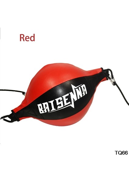 Kırmızı Stil Boks Topu Armut Boks Torbası Şişme Refleks Hız Topları Fitness Eğitimi Çift Uçlu Boks Hız Topu (Yurt Dışından)