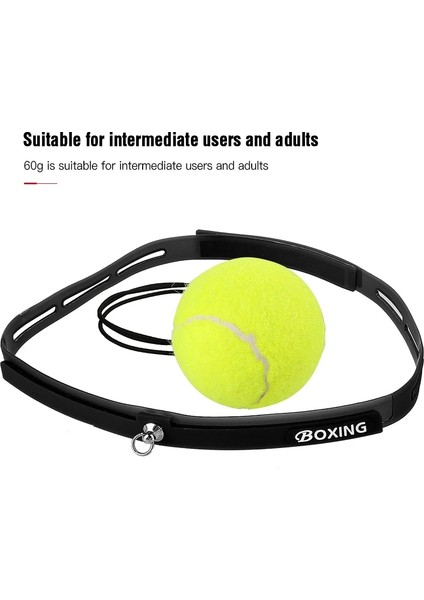 60G Top Seti B Stili Boks Refleks Hız Yumruk Topu Mma Sanda Boksör Yükseltme Reaksiyon Kuvveti El Göz Eğitim Seti Stres Spor Salonu Boks Muay Thai Egzersiz (Yurt Dışından)