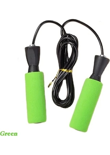 Yeşil Stil 3m Crossfit Atlama Ipi Spor Atlama Fiziksel Sınav Spor Salonu Fitness Ev Egzersiz Ince Vücut Egzersiz Ekipmanları (Yurt Dışından)