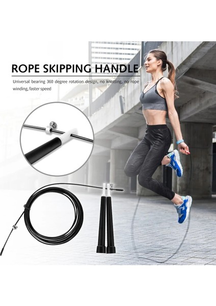 3m B3 Stili 3m Ip Atlama Ipleri Ayarlanabilir Ip Atlama Ipi Çelik Tel Fitness Egzersiz Ip Atlama Ipi Spor Egzersizleri Hız Ip Atlama Ipi (Yurt Dışından) fırsatları