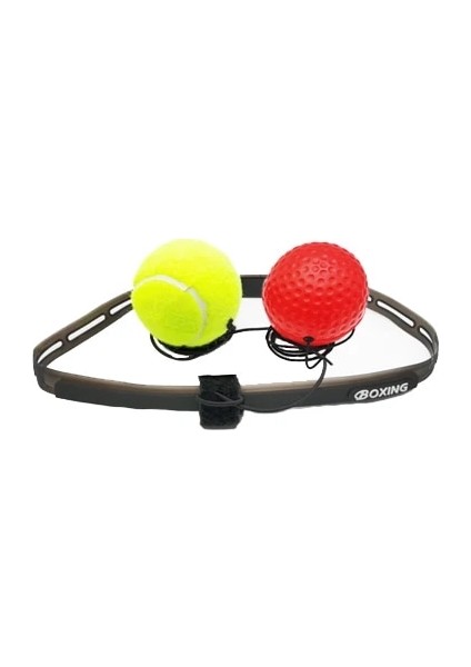 Pu Tenis Stili Boks Refleks Hız Topu Boks Egzersiz Ekipmanları Egzersiz Hız Reaksiyonlarını Iyileştirme Punch Çeviklik Eğitimi (Yurt Dışından)
