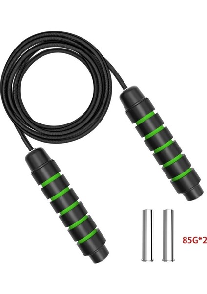 340G Greensteel Tel Stili Karşı Ağırlıklı Yüksek Hızlı Atlama Ipi ile Atlama Ipi Corda Comba Crossfit Ipi Atlamak Için Skakanka Sportowa Hız Ipi Crossfit (Yurt Dışından)