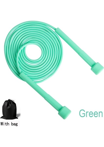 Yeşil Stil 280CM Atlama Ipi Pvc Taşınabilir Fitness Ekipmanları Evde Egzersiz Spor Salonu Atlama Ipi Atlama Ipi Egzersiz Ekipmanları Erkekler Kadınlar (Yurt Dışından)
