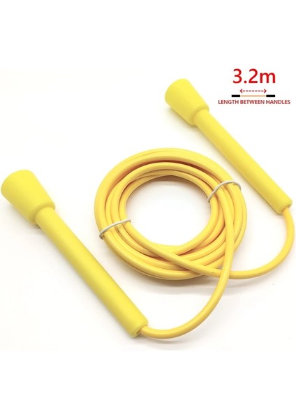 Chaoduo Shop Yumuşak 300CMBAMBUGR Stili 10FT 9ft Hileler Beceriler Atlama Atlama Atlama Ip Pvc Bambu Acemi Yumuşak Boncuklu Boncuk Boncuklar Temel Dolaşmayan Parçalı Fitness (Yurt Dışından)