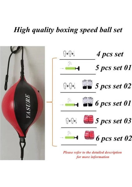 Yeni 5'li Set 01 Stili Pu Boks Topu Armut Boks Torbası Eğitimi Reaksiyon Hızı Hız Topları Muay Thai Punch Boxe Fitness Spor Ekipmanları Eğitimi (Yurt Dışından) fiyatları