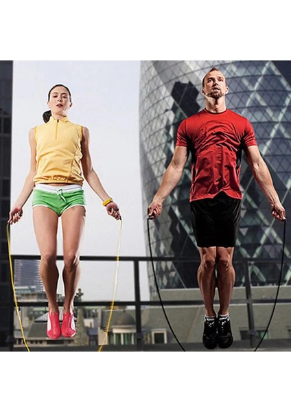 Siyah Stil 80% Sıcak Satış Hız Tel Atlama Ayarlanabilir Atlama Ipi Fitness Spor Egzersiz Kardiyo Aracı (Yurt Dışından)