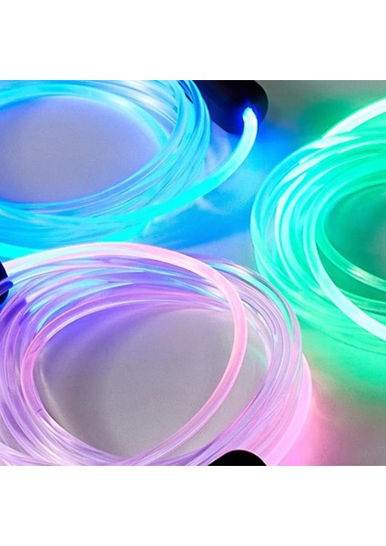 Mavi Stil Taşınabilir Gece Parlayan Ip Atlama Ipi Aydınlık Atlama Eğitim Egzersiz Ekipmanları Hafif Spor Açık Malzemeleri Halat LED Fitne W8Q8 (Yurt Dışından) modelleri