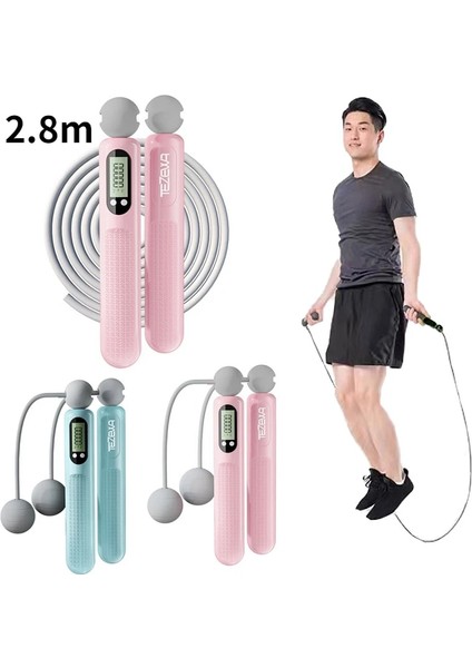 Tel Halat Pembe Tarzı Profesyonel Ip Atlama Ipleri Spor Atlama Ipi Akıllı Elektronik Sayma Ev Vücut Geliştirme Taşınabilir Fitness Ekipmanları Unisex (Yurt Dışından) fiyatları