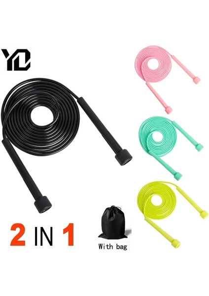 Siyah Stil 280CM Atlama Ipi Pvc Taşınabilir Fitness Ekipmanları Evde Egzersiz Spor Salonu Atlama Ipi Atlama Ipi Egzersiz Ekipmanları Erkekler Kadınlar (Yurt Dışından) fiyatları