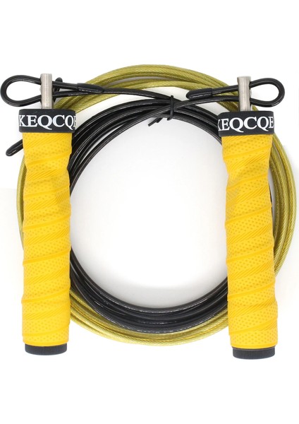 Sarı Stil Crossfit Atlama Ipi Atlama Hızı ve Ağırlıklı Ip Atlama Ipi Fitness Ipi Kuvvet Antrenmanı (Yurt Dışından) fiyatları