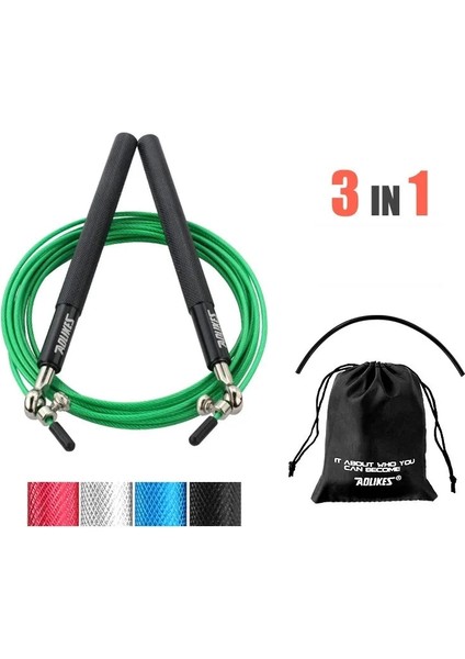 Siyah Stil Crossfit Hız Atlama Ipi Profesyonel Atlama Ipi Mma Boks Spor Için Taşıma Çantası Yedek Kablo ile Egzersiz Eğitimini Atla (Yurt Dışından) fiyatları