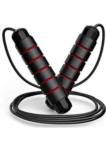 Siyah Stil Boks Atlama Ipi Egzersiz Çocuklar Erkek Kadın Spor Vücut Geliştirme Atlama Ipleri Arapsaçı Ücretsiz Bilyalı Rulmanlar Hızlı Hızlı Tel Atlama Ipi (Yurt Dışından)