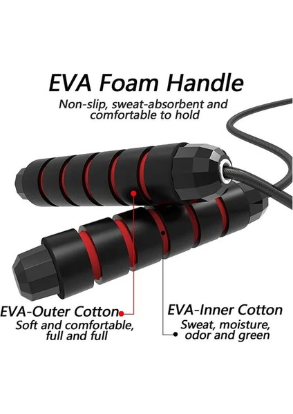 Siyah Stil Boks Atlama Ipi Egzersiz Çocuklar Erkek Kadın Spor Vücut Geliştirme Atlama Ipleri Arapsaçı Ücretsiz Bilyalı Rulmanlar Hızlı Hızlı Tel Atlama Ipi (Yurt Dışından) fiyatları