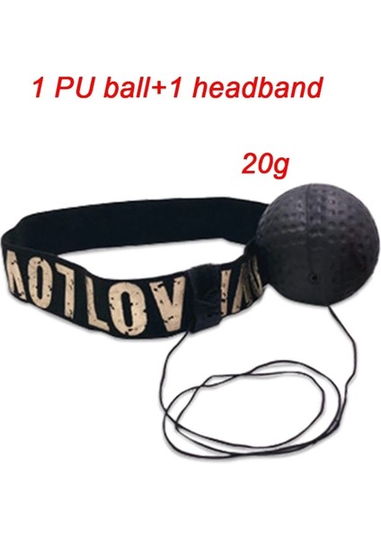 20G Siyah Top Seti Stili Boks Refleks Hız Yumruk Topu Sanda Boxer Yükseltme Reaksiyon Kuvveti El Göz Eğitim Seti Stres Spor Salonu Boks Muay Thai Egzersiz (Yurt Dışından)