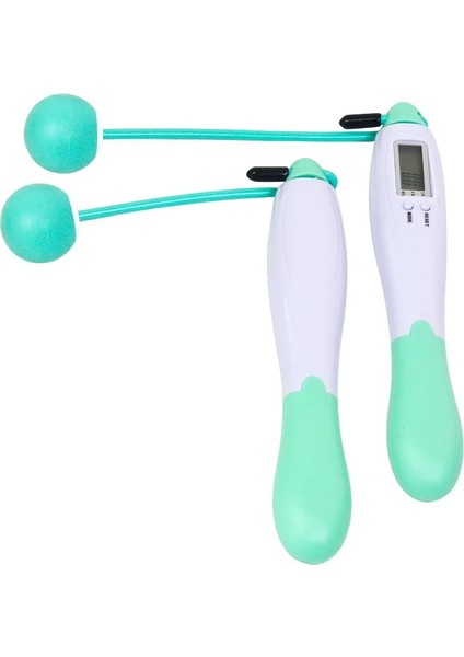 Kablosuz Top Yeşili Stili Akülü Elektronik Atlama Ipi Fitness Akülü Atlama Akıllı Atlama Ipi ile LCD Ekran Sayma Hızı Atlama Sayacı Spor Salonu (Yurt Dışından)