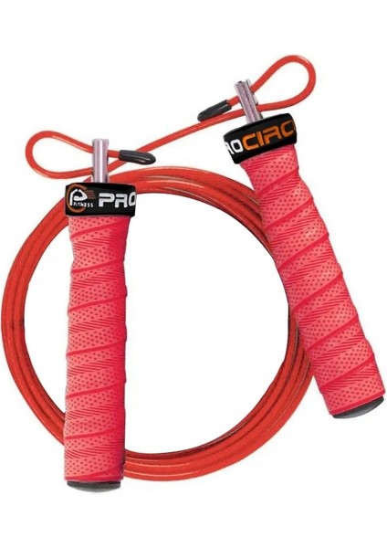 Kırmızı Stil Ayarlanabilir Atlama Ipi Hız Atlama Ipi Kaymaz Saplı Bilyalı Rulmanlar Ip Atlama Ipi Gym Fitness Eğitimi (Yurt Dışından)