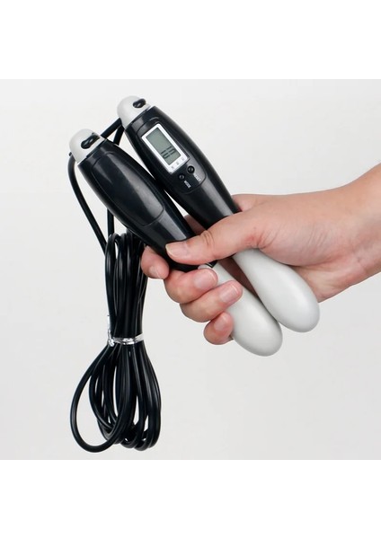 Beyaz Mavi Tarzı Akıllı Elektronik Akülü Atlama Ipleri Dijital Kablosuz Atlama Ipi LCD Ekranlı Sarma Yok Sayma Hızı Atlama Sayacı (Yurt Dışından) fırsatları