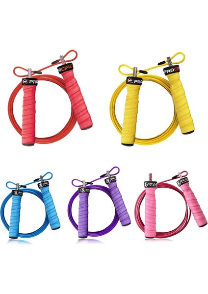 Sarı Stil Ayarlanabilir Atlama Ipi Hız Atlama Ipi Kaymaz Saplı Bilyalı Rulmanlar Ip Atlama Ipi Gym Fitness Eğitimi (Yurt Dışından) fiyatları