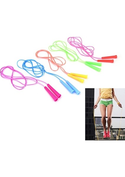 Resim Stili Olarak 2019 Yeni .4m Hız Ayarlanabilir Atlama Ipi Spor Spor Egzersiz Tel Atlama Çapraz Fit Öğrenci Çocuklar (Yurt Dışından)