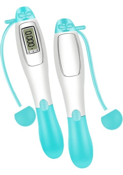 Kablosuz Yeşil Stil Elektronik Atlama Ipi, Fitness Ip Atlama Ipi, Kalori Sayaçlı Ip Atlama Ipi, Ayarlanabilir Uzunluklu Akülü Ip Atlama Ipi (Yurt Dışından)