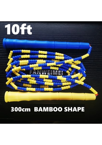 3m Mavi Sarı Stil Renkli 10FT 300CM Boncuklu Atlama Ipi Yetişkin Çocuklar Için Çift Atlama Için Özel Yapılmış (Yurt Dışından)