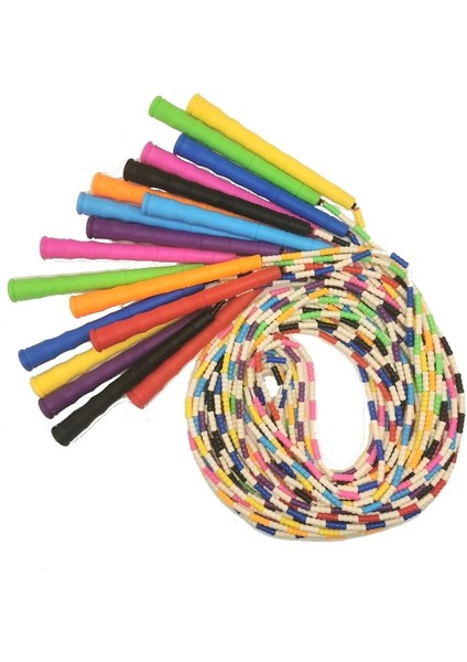 3m Mavi Sarı Stil Renkli 10FT 300CM Boncuklu Atlama Ipi Yetişkin Çocuklar Için Çift Atlama Için Özel Yapılmış (Yurt Dışından) fırsatları