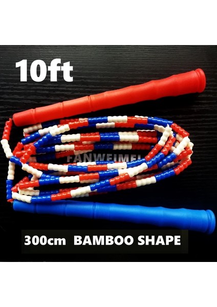 3m Mavi Sarı Stil Renkli 10FT 300CM Boncuklu Atlama Ipi Yetişkin Çocuklar Için Çift Atlama Için Özel Yapılmış (Yurt Dışından) indirimleri