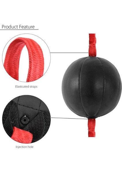Sıcak! Çift Uçlu Boks Hız Topu Boks Torbası Pu Deri Spor Salonu Boks Torbası Eğitim Fitness Spor Hız Ekipmanları (Yurt Dışından)