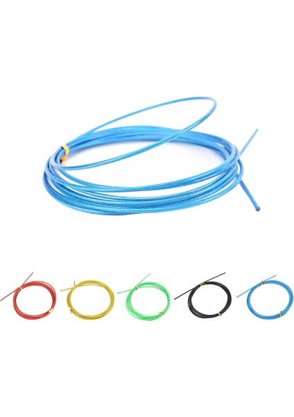 Siyah Stil Renkli Crossfit Değiştirilebilir Tel Kablo Hız Atlama Ipleri Ip Atlama Ipi Li (Yurt Dışından) modelleri