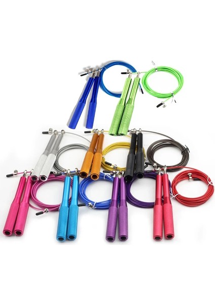 Siyah Stil 9 Renk Hız Atlama Ipi Crossfit Profesyonel Erkek Kadın Spor Salonu Kablo Çelik Tel Rulman Atlama Ipi Ayarlanabilir Spor Atlama Ipleri (Yurt Dışından) fiyatları