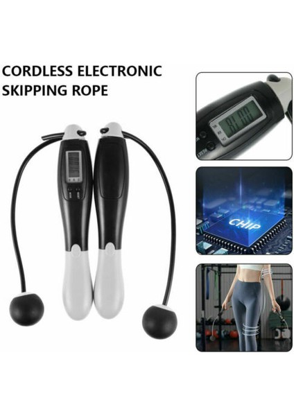 Dijital Kablosuz Kablosuz Atlama Ipi Spor Kalori Sayacı ile Ip Atlama Ipi Her Zaman Her Yerde Sessiz Ip Atlama Ipi (Yurt Dışından) fiyatları
